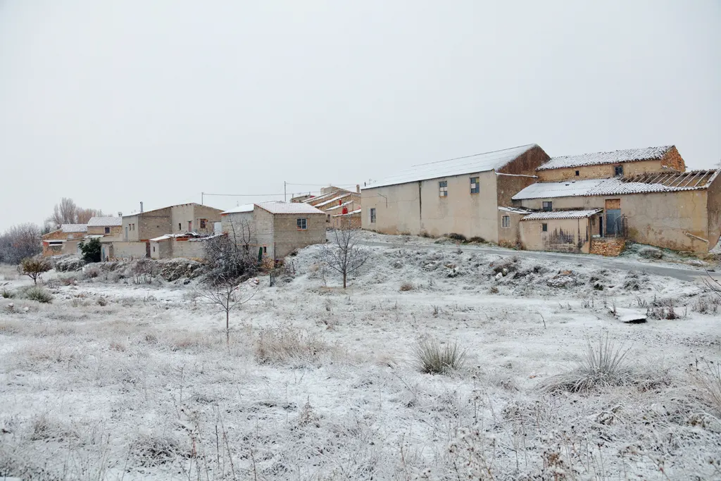 Vista desde una de las carreteras de acceso a El Sabinar. Vista desde una de las carreteras de acceso a El Sabinar.