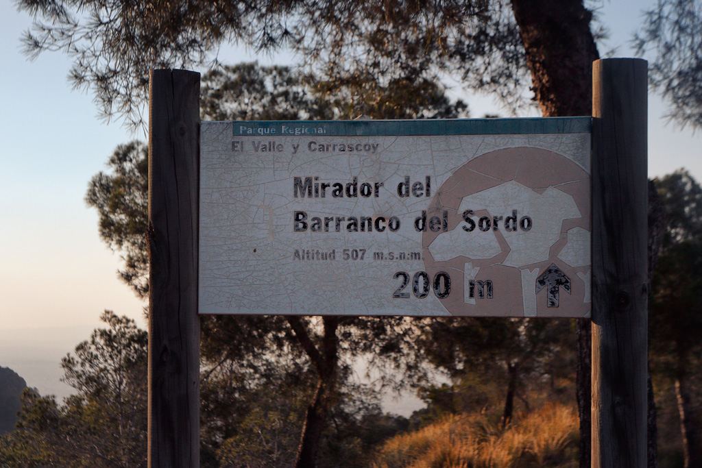 Mirador del Barranco del Sordo