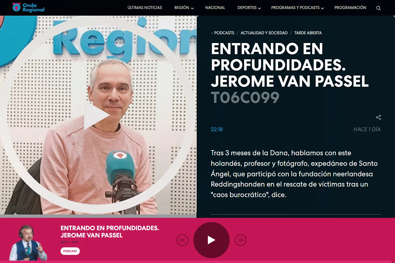 Entrevista en Tarde Abierto de Onda Regional