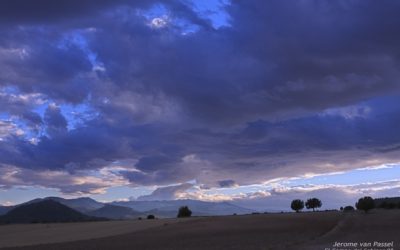 Tormenta en el campo del Sabinar